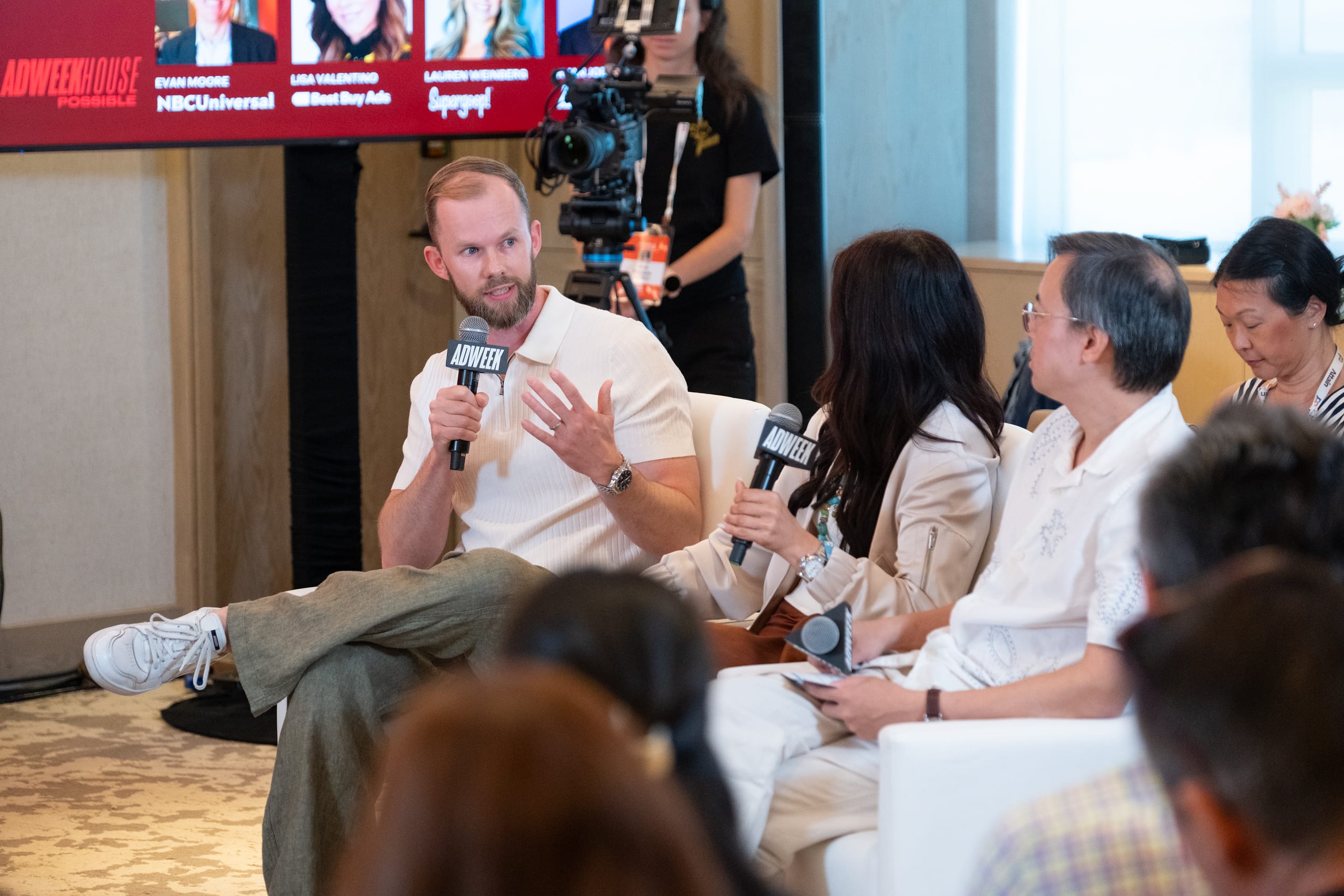 Sean Crawford, Lisa Valentino (ADWEEK House at POSSIBLE)